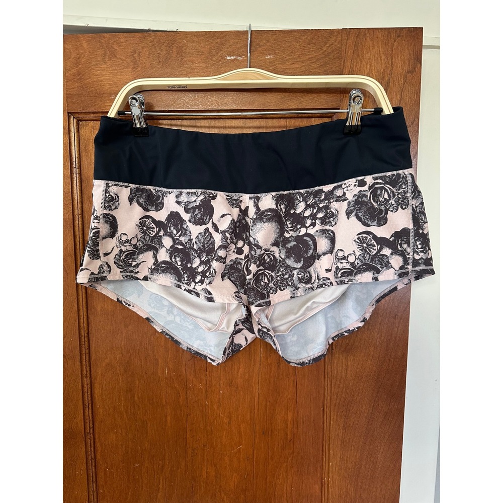Oiselle Women's Running Shorts – Size 10 – EUC – Floral Print